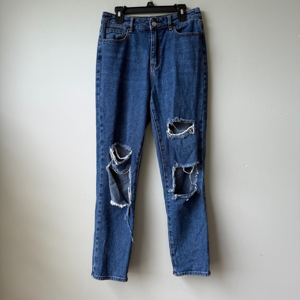 Pacsun Womens Distressed Mom Jeans Size 25  Pants Destroyed Denim